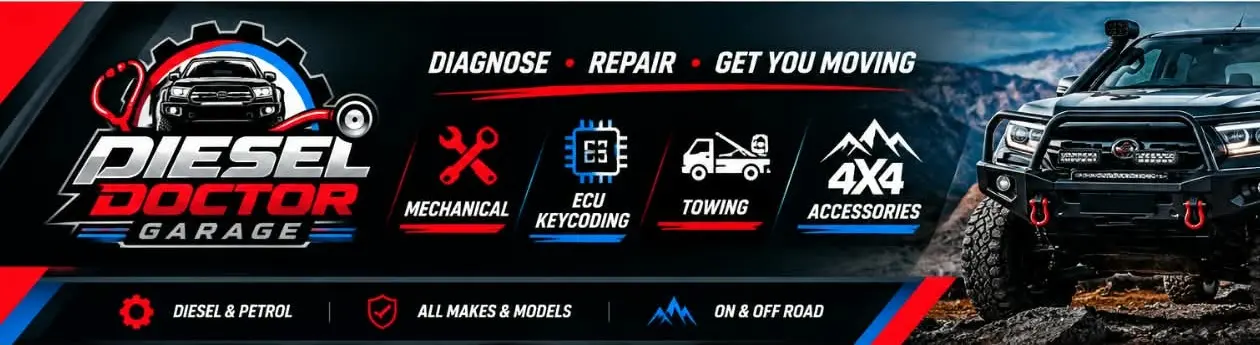 Diesel Doctor Garage, Cape Town – diagnose, repair, get you moving: mechanical, ECU key coding, towing and 4x4 accessories for diesel & petrol, all makes and models